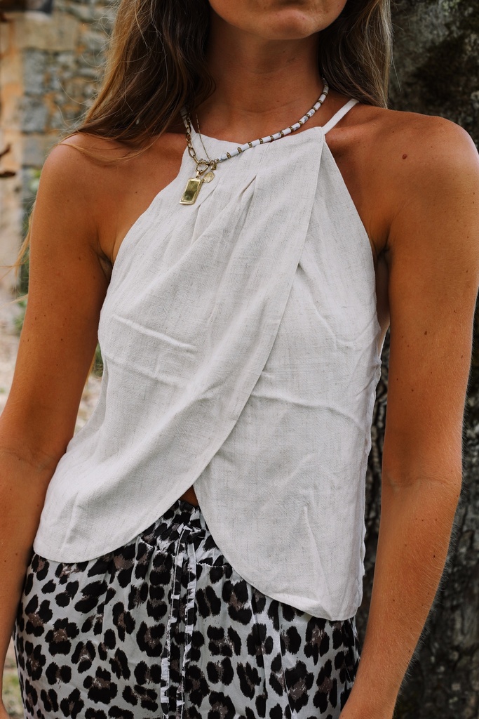 Top en lin Amalfi  (S-M)