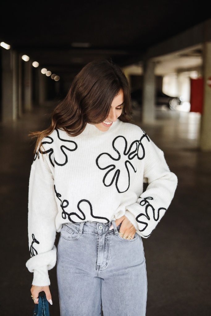 Pull Arty (+ de couleurs)  (S-M, Ecru)