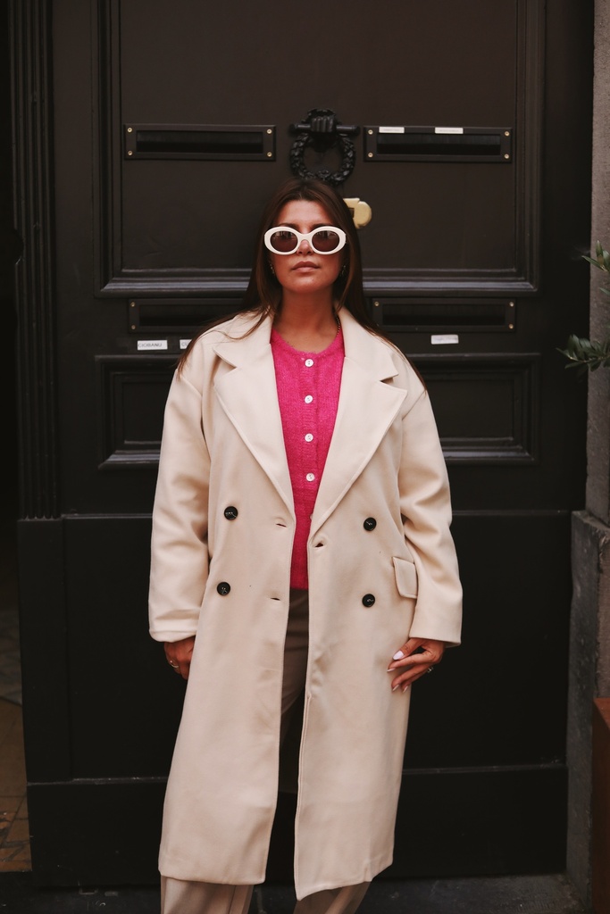 Manteau Chouchou (+ de couleurs)  (Beige, S)