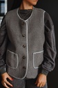 Veste sans manche Teddy Grey