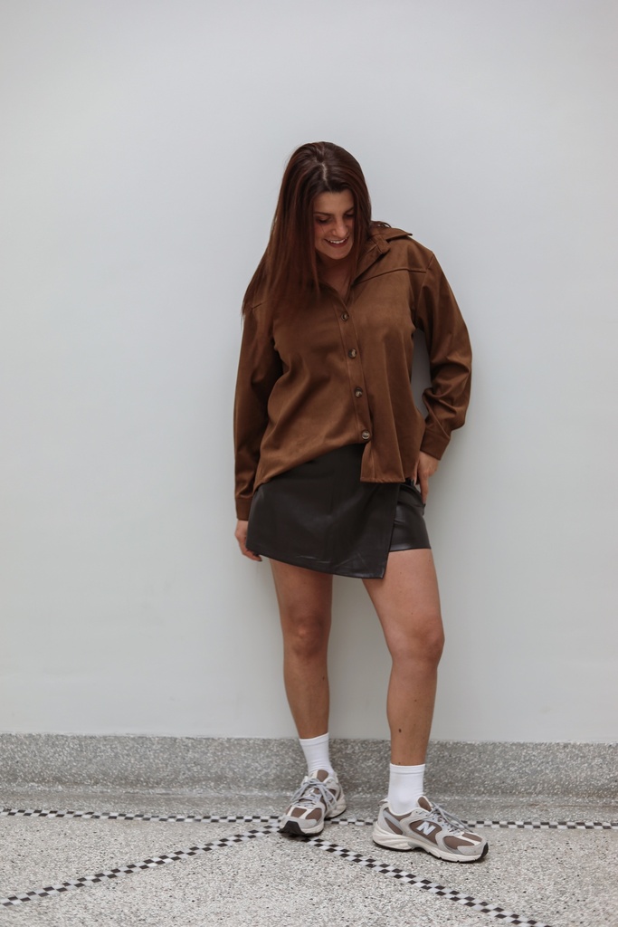 Surchemise choco Jessy