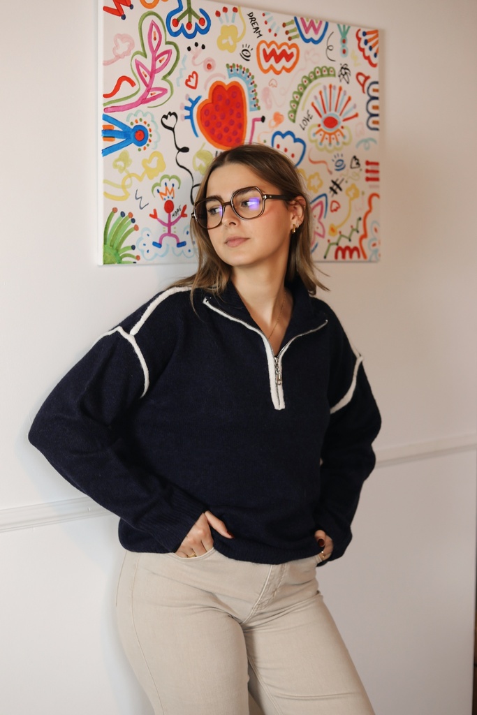 Pull Danaë (+ de couleurs)  (Marine)