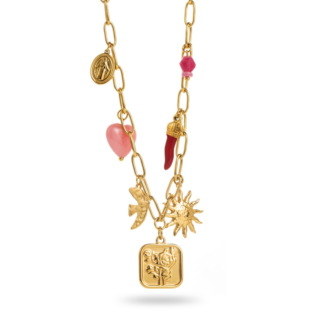 Collier Crazy Red