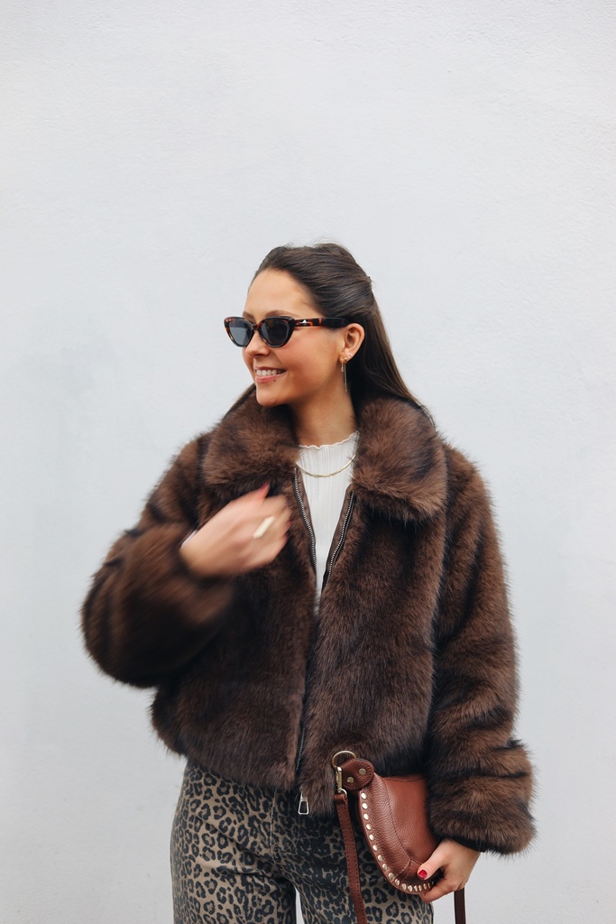 Veste faux fur Frankie (S)