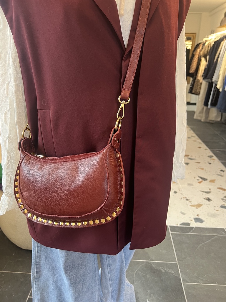 Sac cuir ISABEL (Bordeaux)