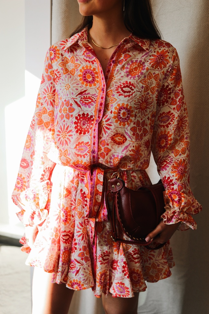 Robe Bashy (rose)  (S)