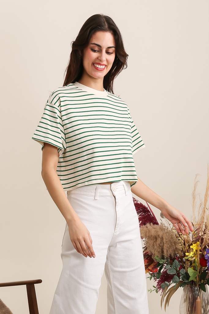 T-shirt marin Andréa (vert)