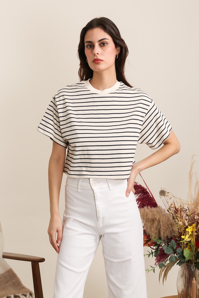 T-shirt marin Andréa (noir)  (S)