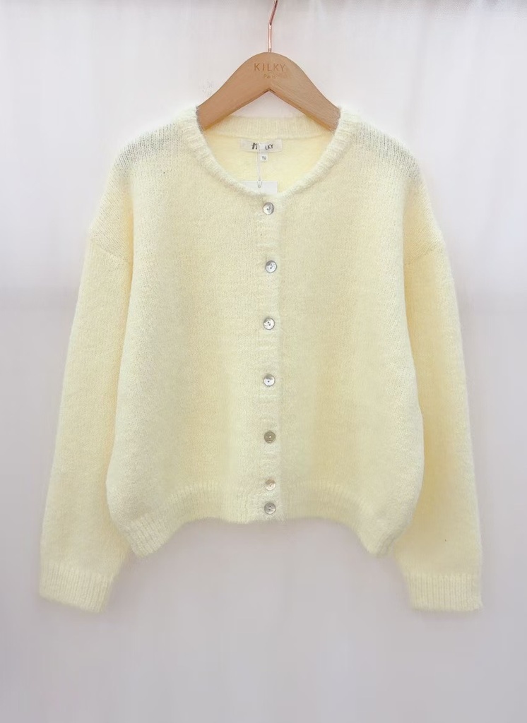 Cardigan Butter Yellow