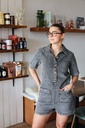 Combishort Nate (jeans gris)