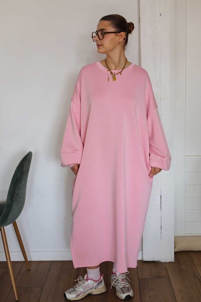 Robe Sweaty (rose)
