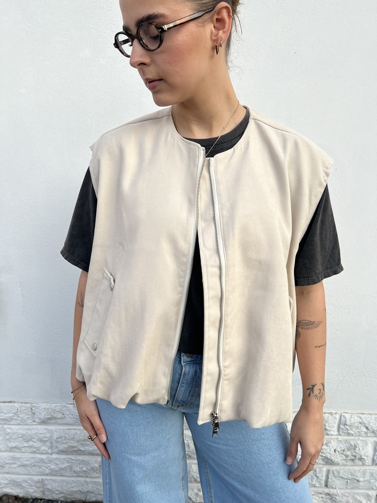 Bomber Madyson Beige 