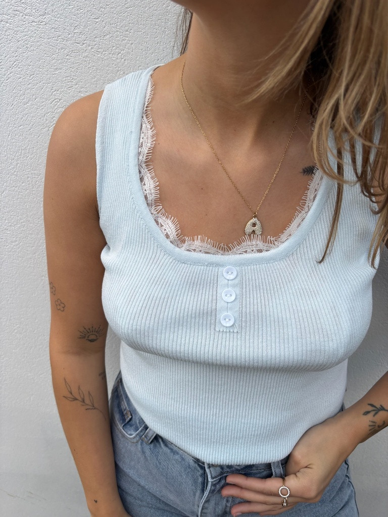 Top Sissy (bleu pastel)