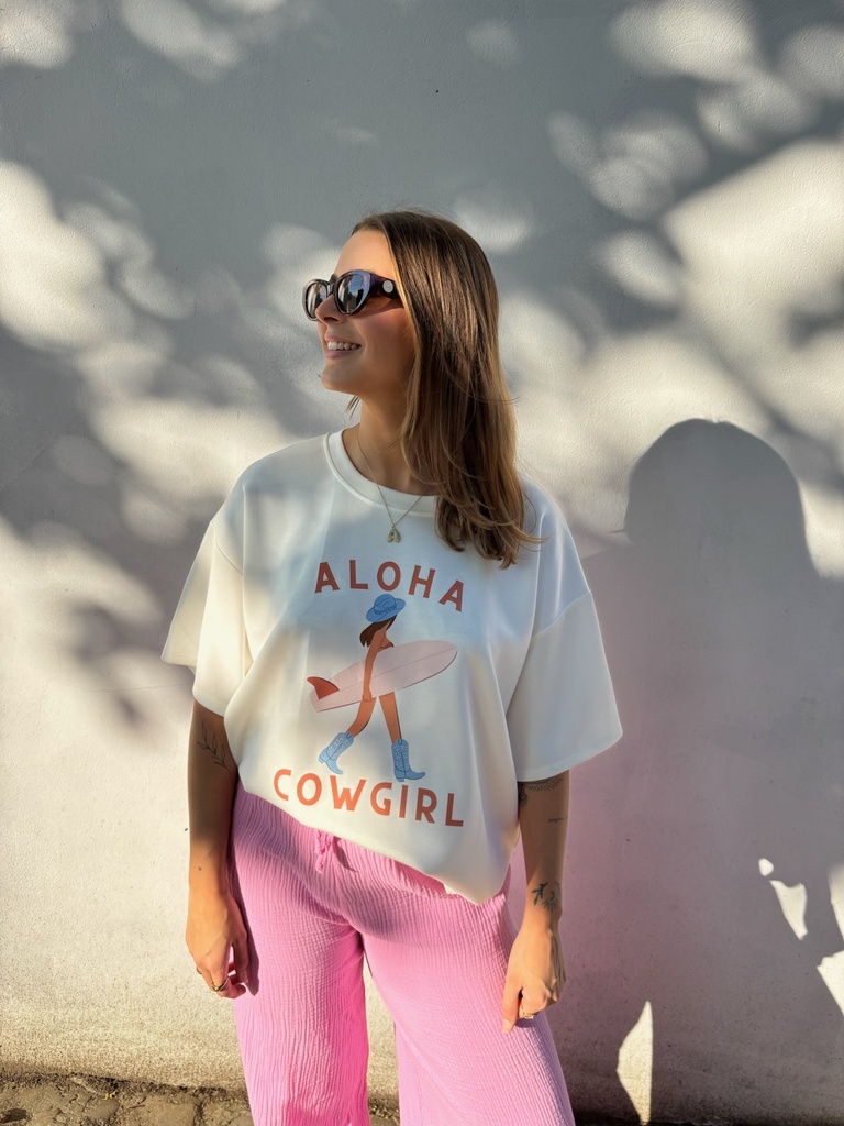 T-shirt loose Aloha