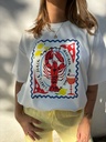 T-shirt loose Lobster