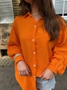 Chemise gaze de coton (orange)