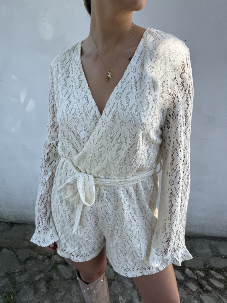 Combi short Evan (écru)  (S)