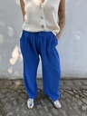 Pantalon gaze de coton (bleu roi)