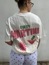 T-shirt Dirty Martini (blanc)
