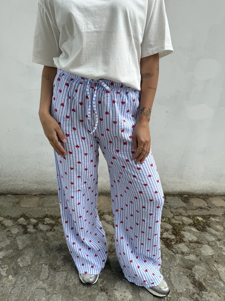 Pantalon gaz de coton Love
