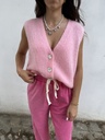 Débardeur mohair Thérèse (rose)