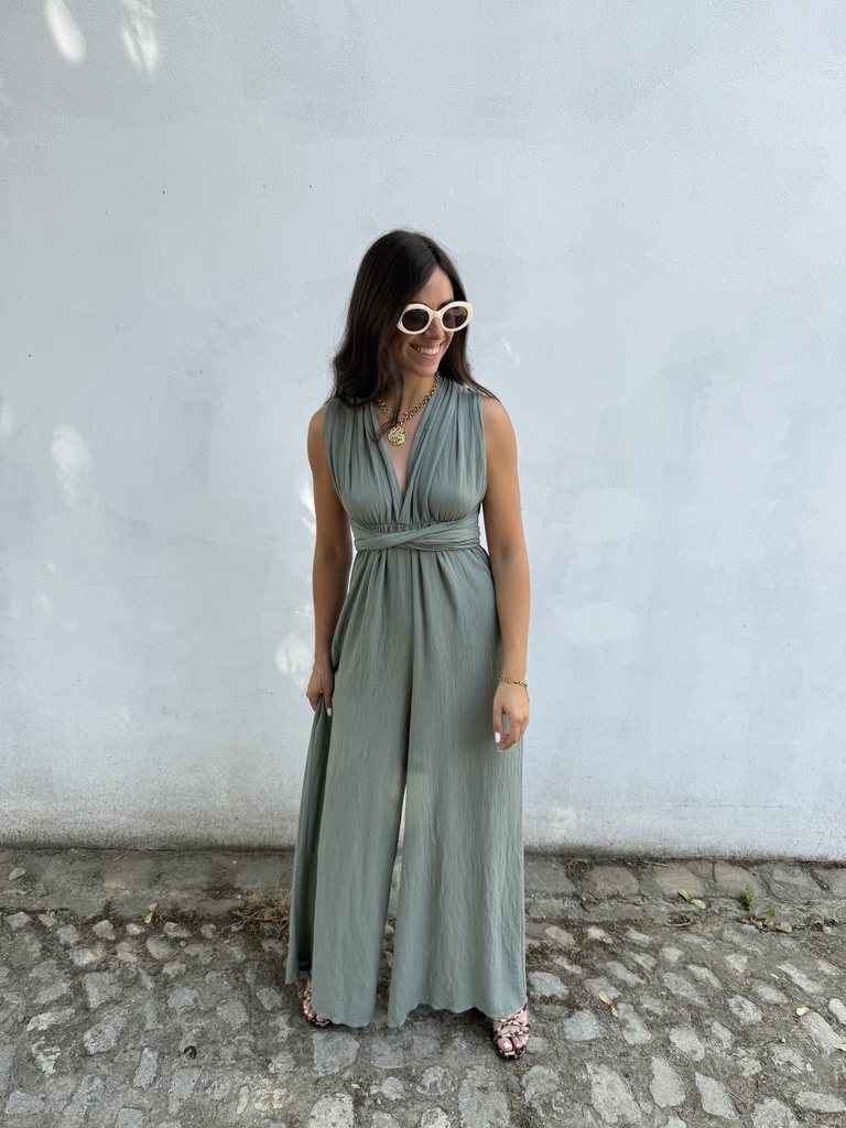 Combinaison 100 façons Abigael (kaki)