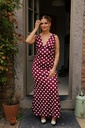 Robe Zoé burgundy 