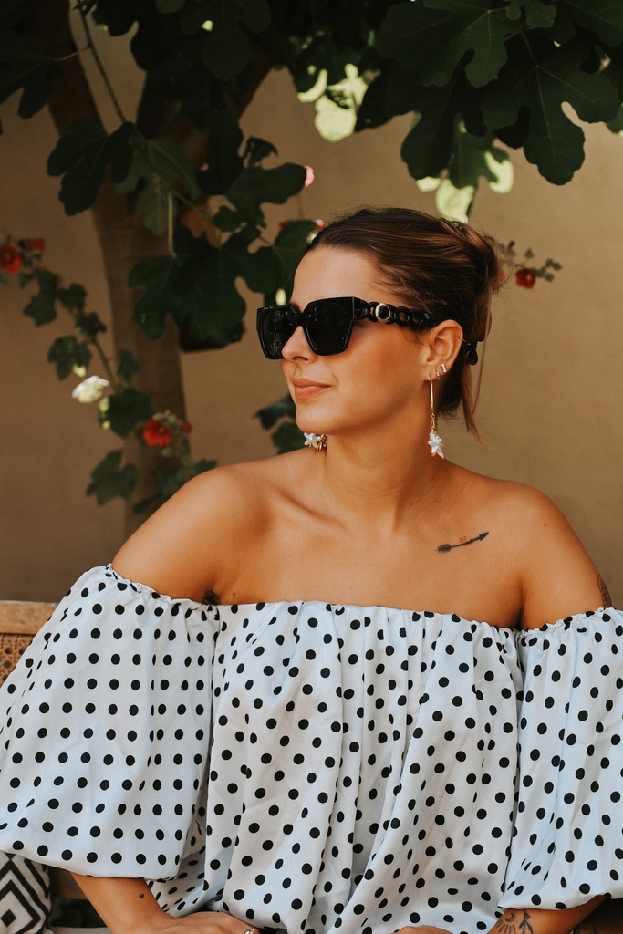 Top Polka (blanc) (Taille 1)