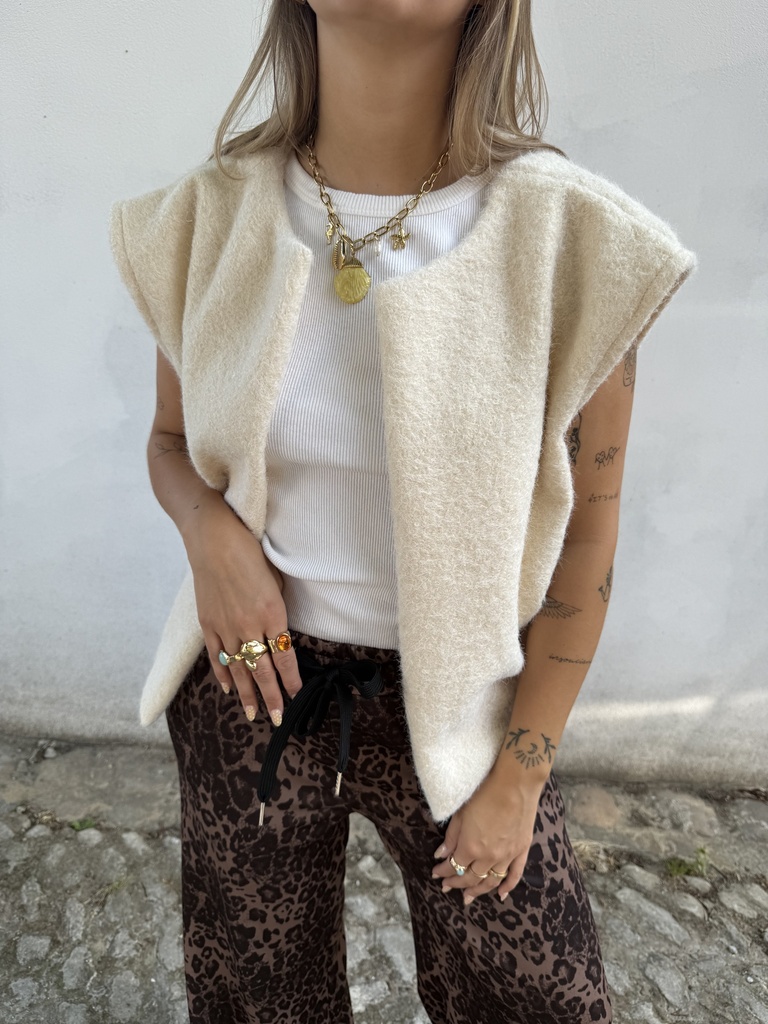 Veste sans manche Kassidy (écru)