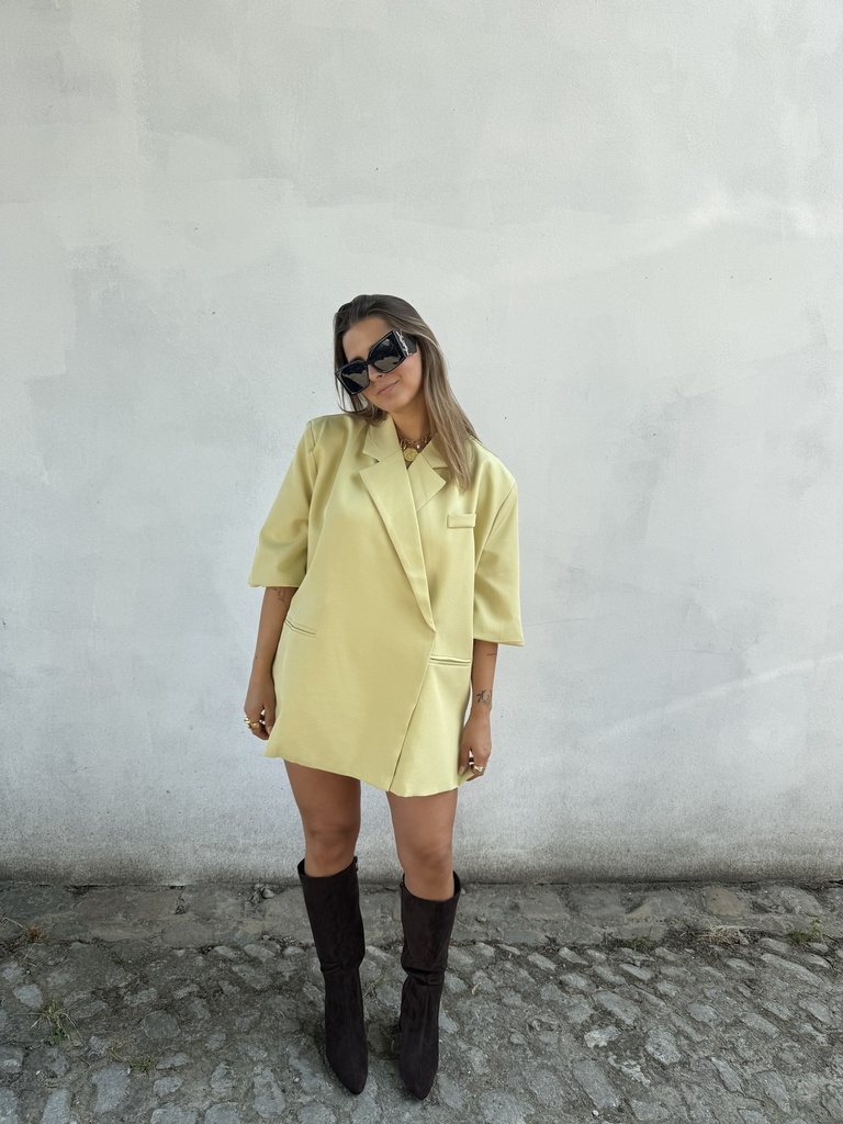 Blazer oversize Swan (jaune) (M/L)