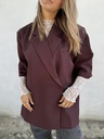 Blazer oversize Swan (bordeaux)