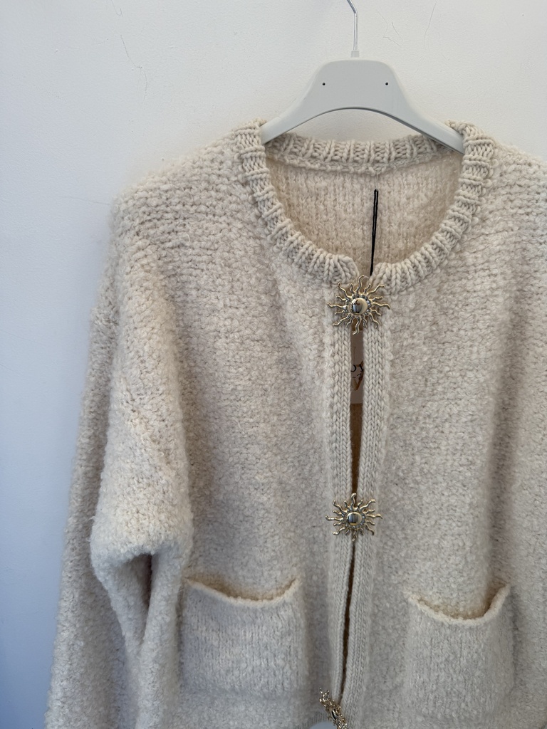 Cardigan Sun (écru)