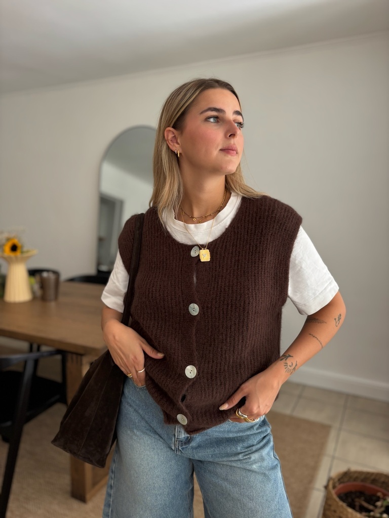 Débardeur Alpaga Luma (choco)