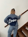 Veste en jeans LOVE