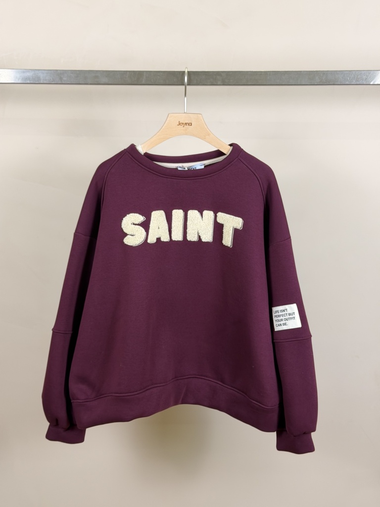 Sweatshirt Saint (bordeaux)