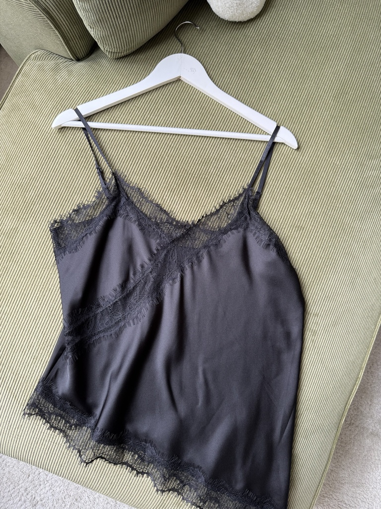 Top dentelle Aimé (full black)