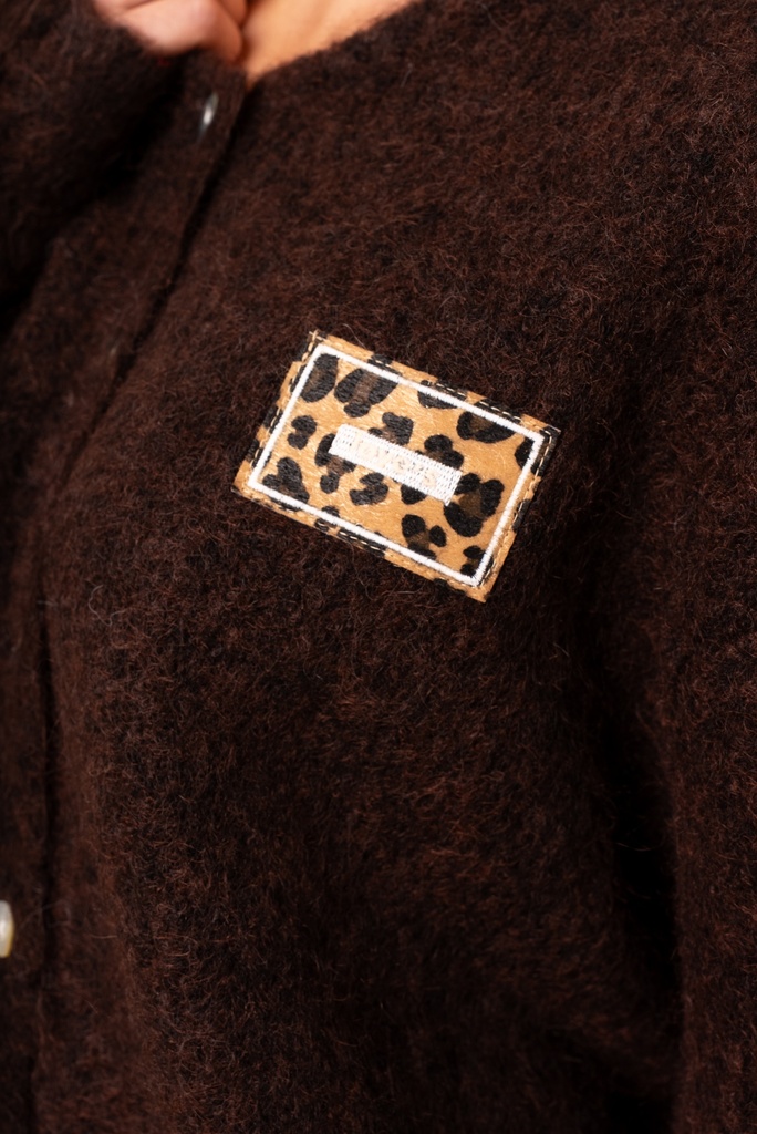 Cardigan Lala Léo (chocolat)