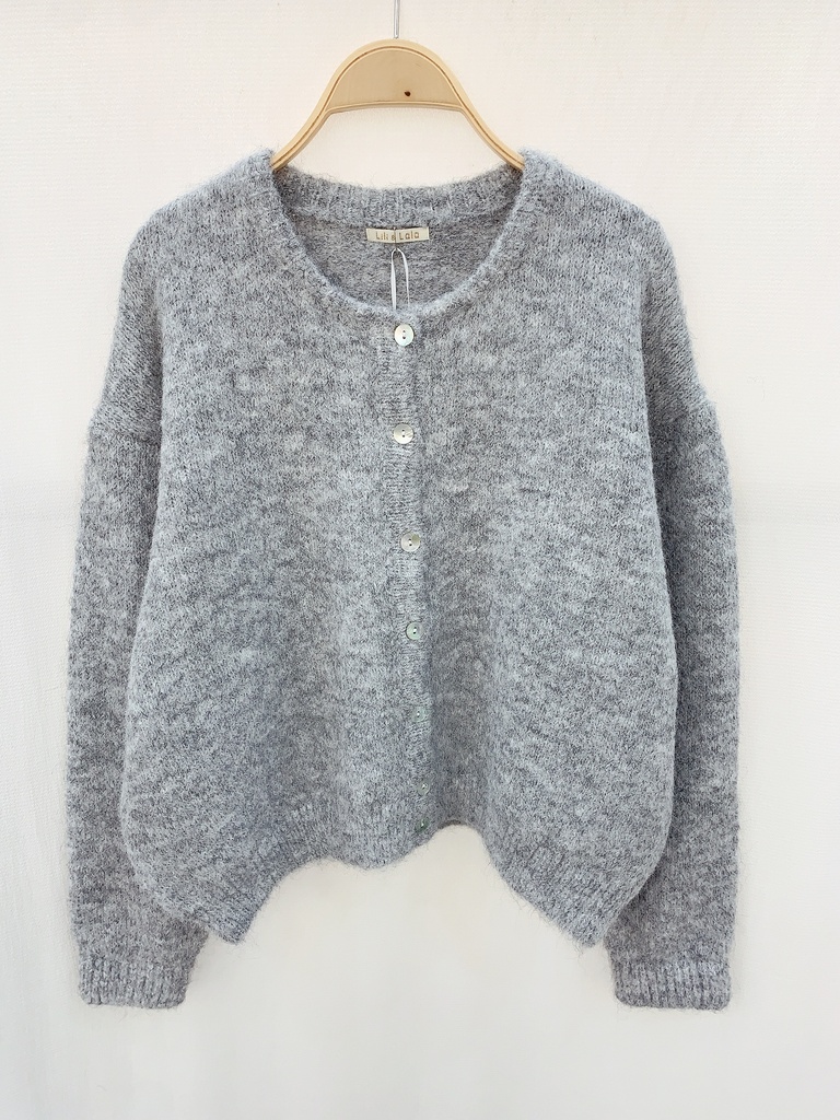 Cardigan Lala (gris clair) 