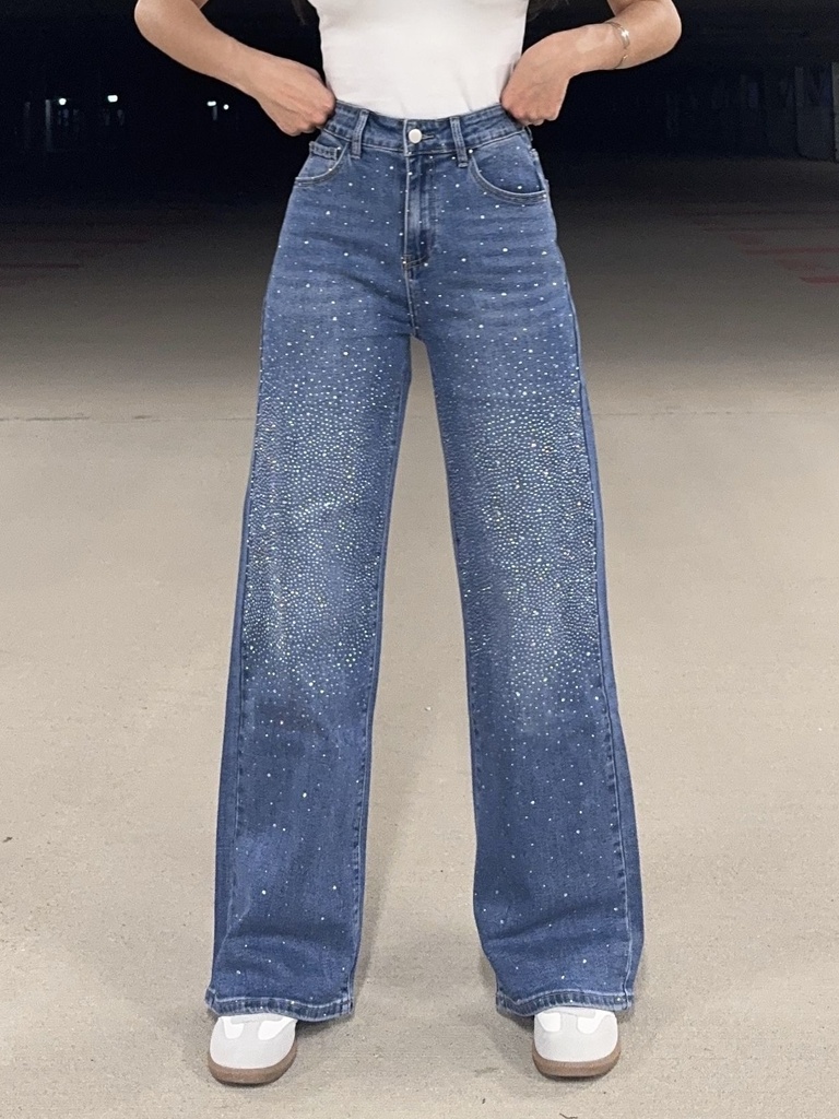 Jeans strass (dégradé) Lumi (34)