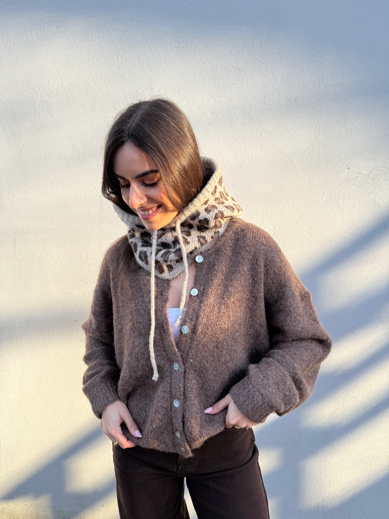 Cardigan Lala (noisette)