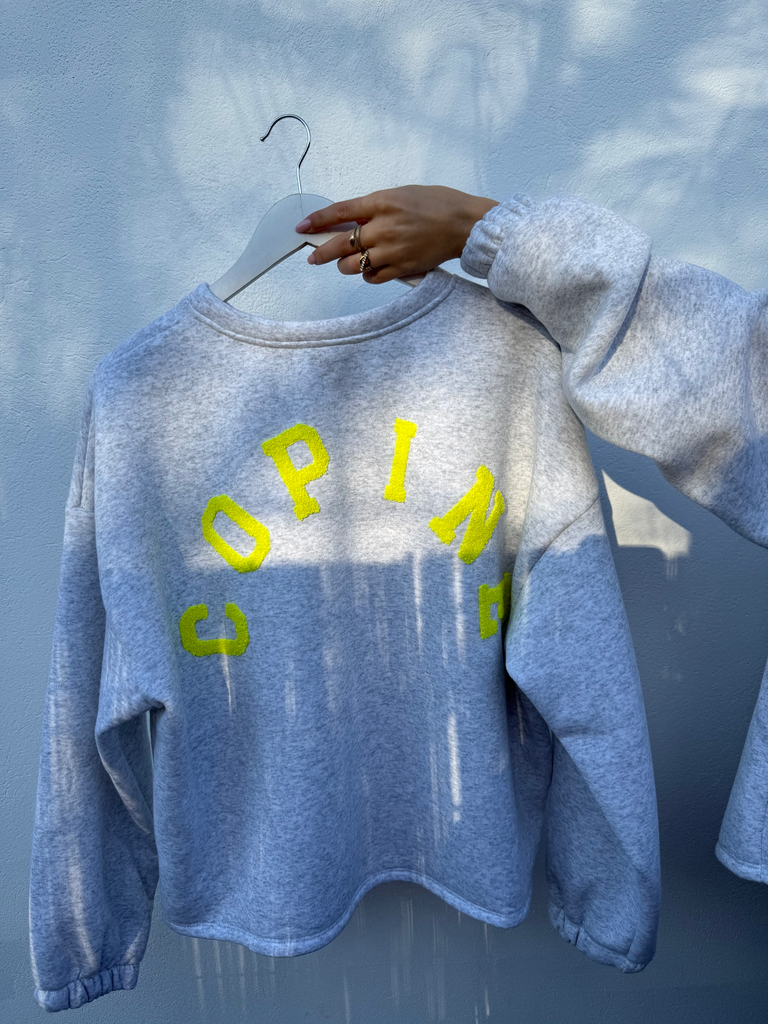 Sweatshirt COPINES (jaune)