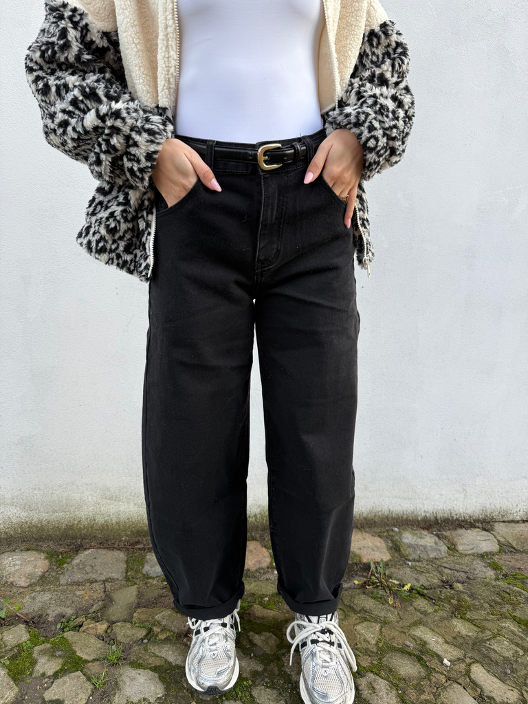 Jeans ballon noir Sven