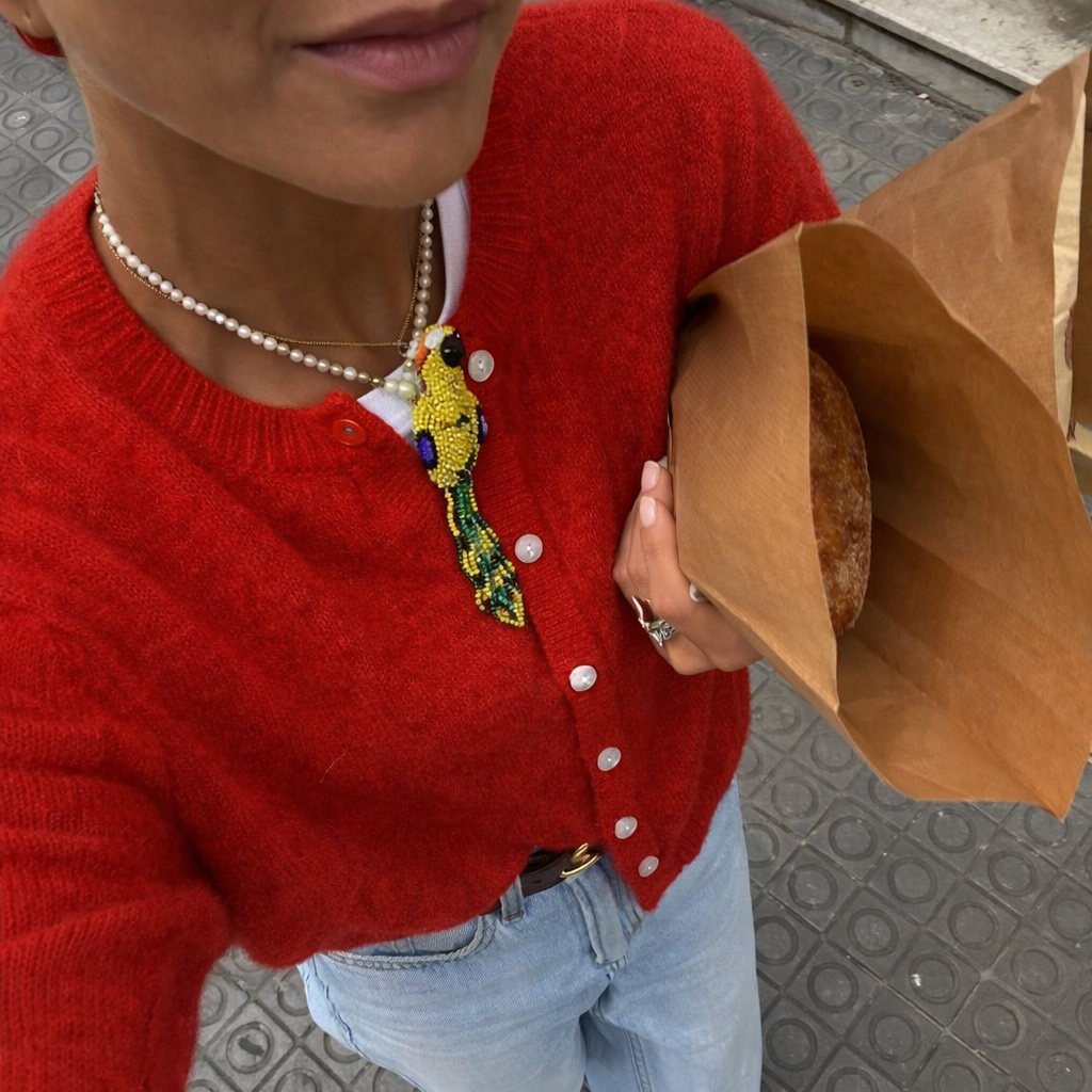 Cardigan Lala (rouge)