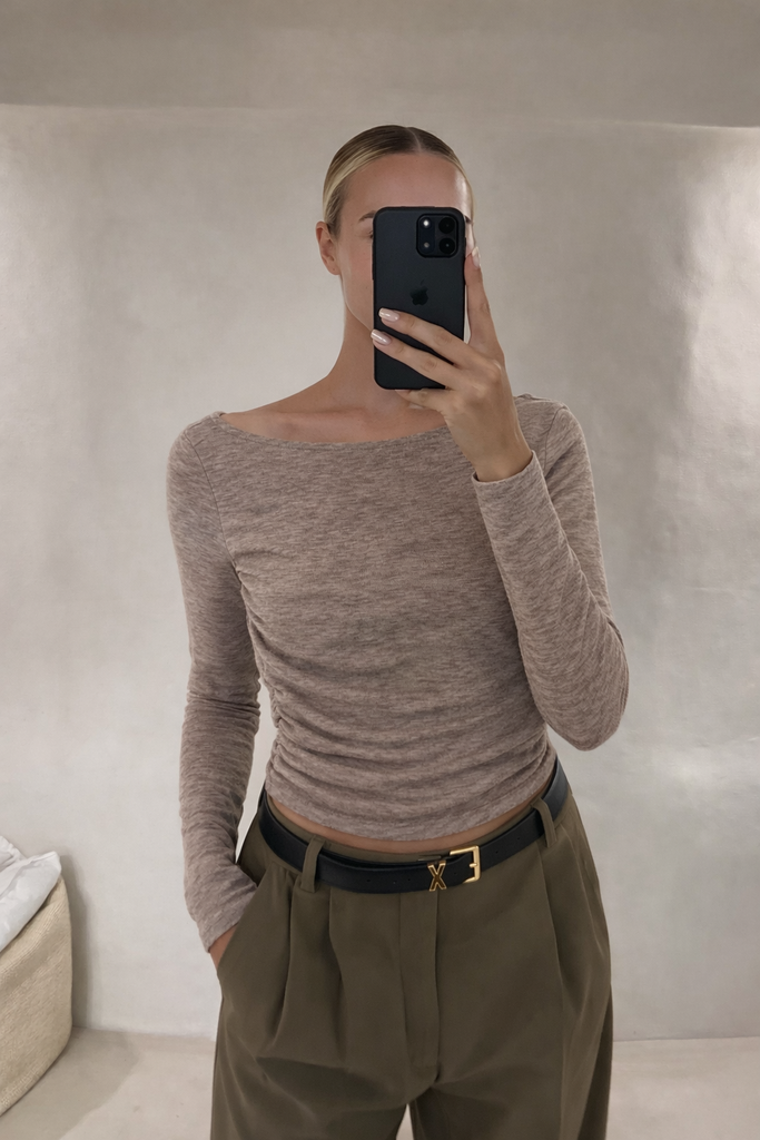 Sous pull Anaé (taupe) (S)