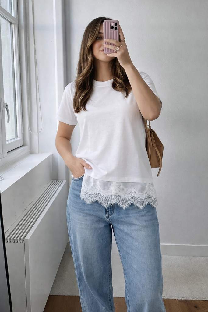 T-shirt Chantal (blanc) (S/M)