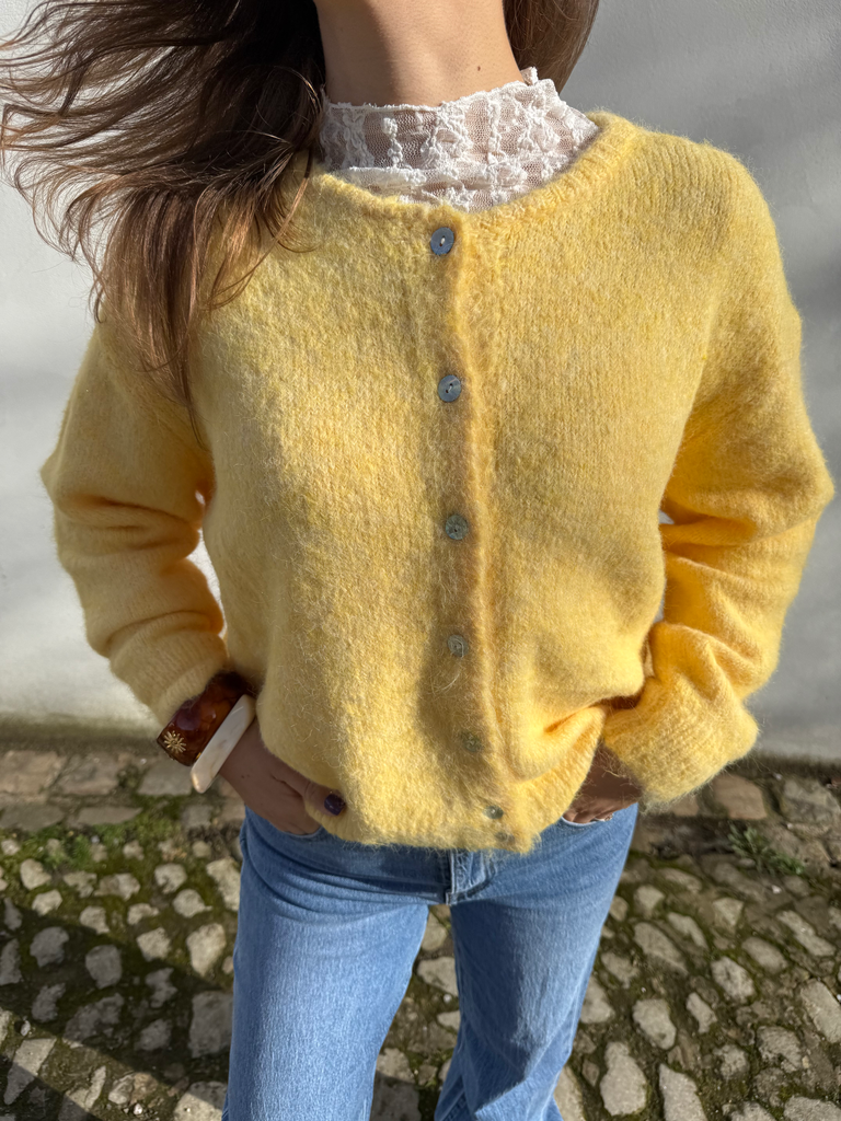 Cardigan Lala (jaune)