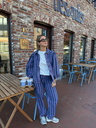 Ensemble Margaux (jeans/parme)