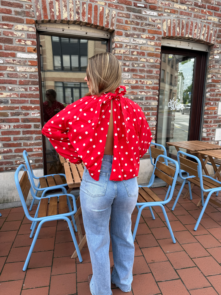 Blouse Estelle (rouge)