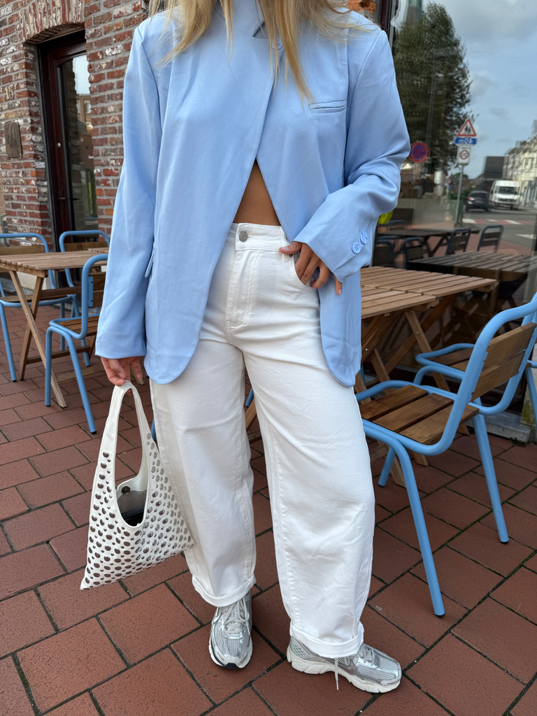 Jeans ballon Abigael (blanc)