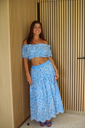 Haut dentelle Blue 